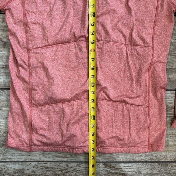 Oros Solarcore Half-Zip Insulated Pullover Mens Size M Coral Orange - Picture 6 of 12
